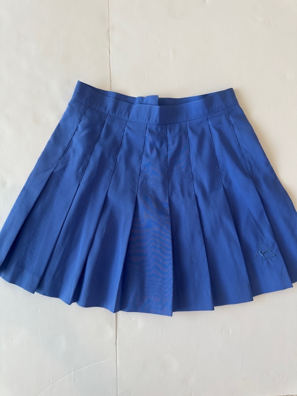 Le Coq Sportif Vintage Royal Blue SZ 4 Skater Pleated Tenniscore Skirt